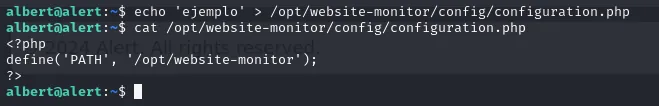 escribir en configuration.php no persiste: el fichero vuelve a su contenido original