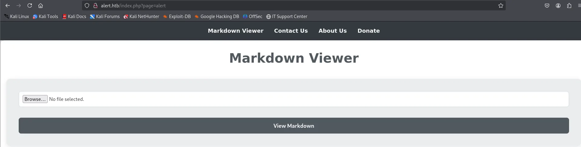 el Markdown Viewer permite subir y renderizar ficheros .md