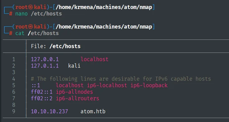 /etc/hosts con 10.10.10.237 atom.htb añadido