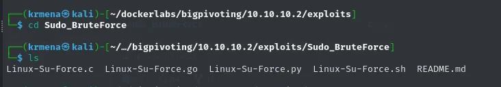 El repositorio contiene el mismo ataque en C, Go, Python y shell