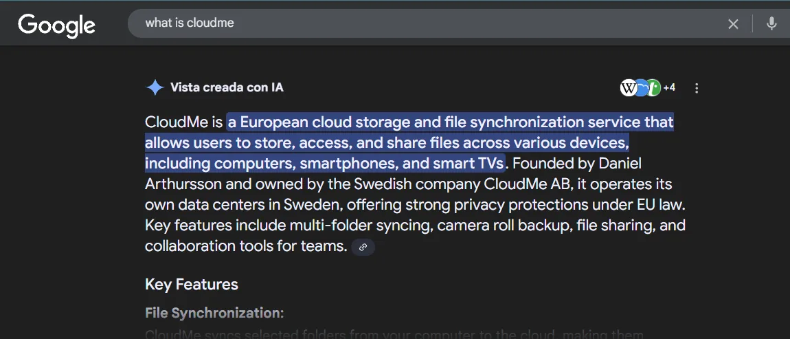 resultado de buscar "what is cloudme": un servicio europeo de almacenamiento y sincronización de ficheros en la nube