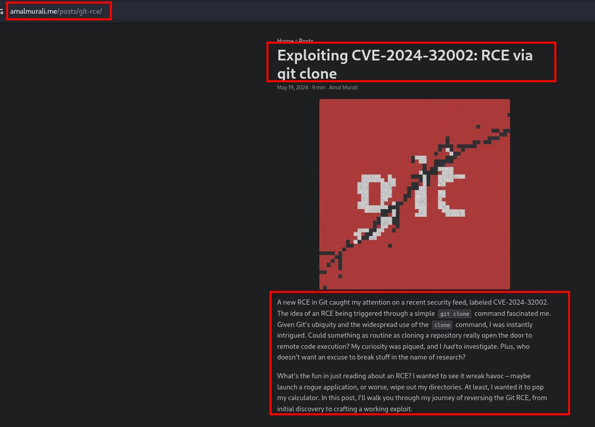 explicación de CVE-2024-32002 (RCE en git clone recursivo)