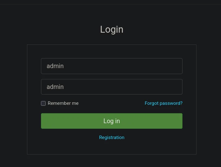 Panel de Subrion accesible con admin / admin
