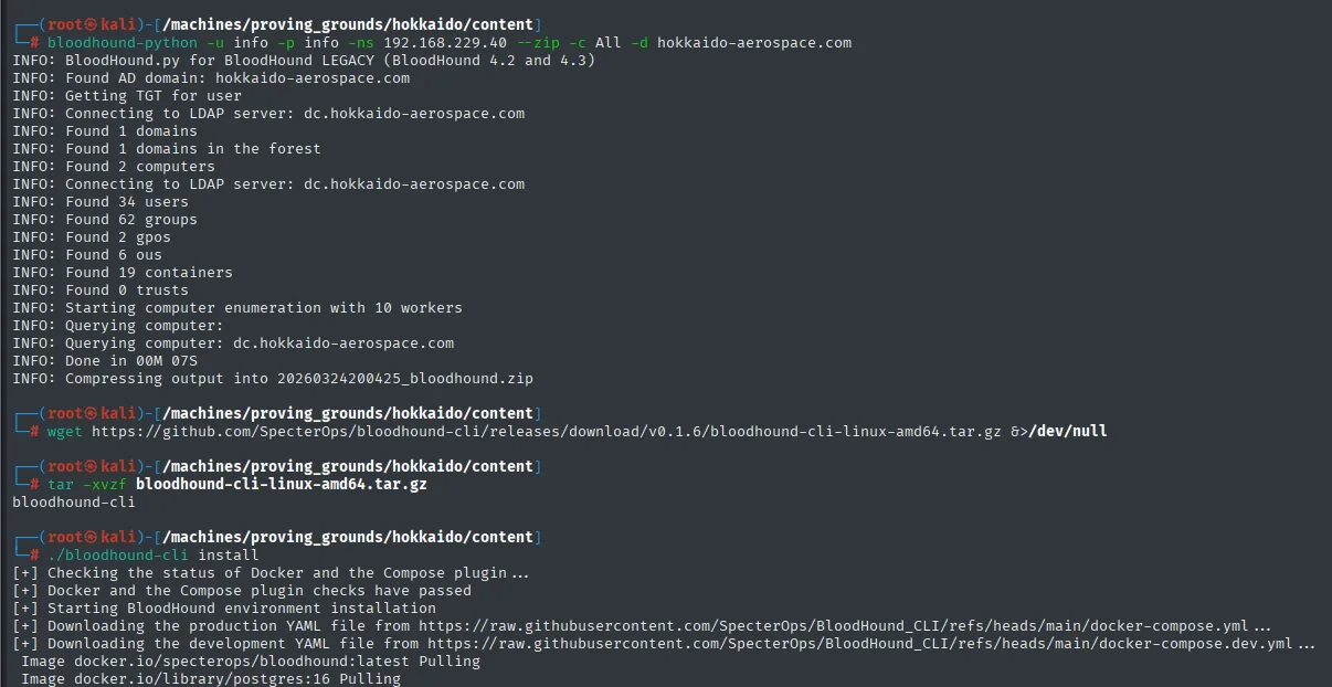 Recolección de bloodhound-python