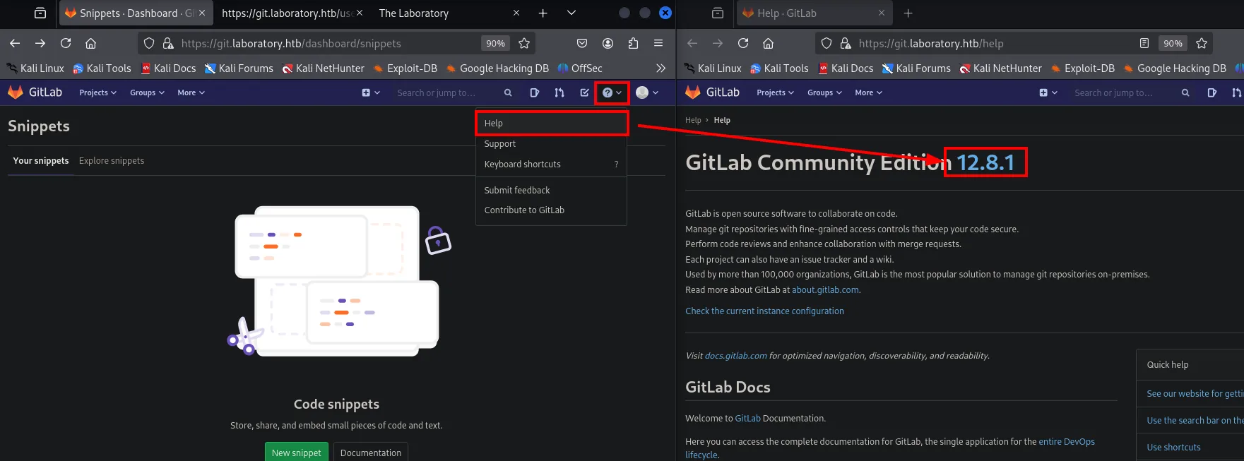 About: GitLab Community Edition 12.8.1