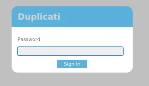 Login de Duplicati expuesto tras el port forwarding