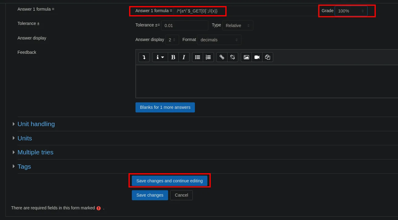 payload de la fórmula en la pregunta calculada