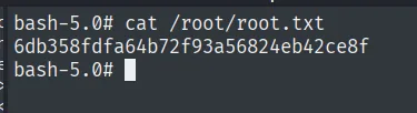 cat root.txt con euid root